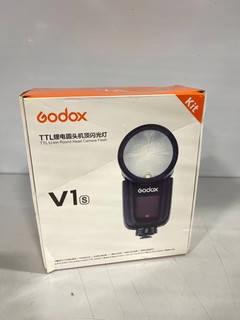 Flash para cámara Godox TTL Li ion cabeza redonda V1s