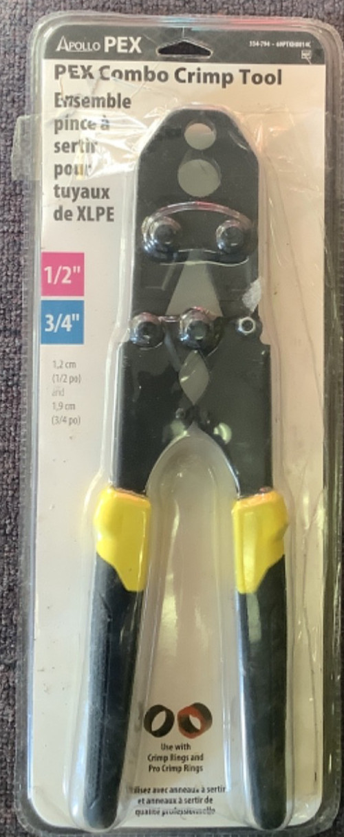 Apollo 1/2 in. and 3/4 in. PEX-B Crimp Tool
