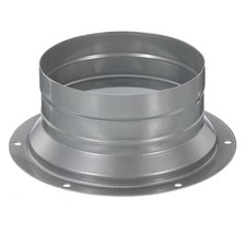 4" Duct Connector Flange Metal Fitting Straight Pipe Flange Round Ventilation