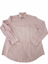 MEDIUM 15/15.5 34/35 - RED - Calvin Klein Men's Tech Active Stretch Dress Shirt