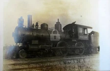 Ephemera Grand Trunk 1099 Railroad Train Locomotive RPPC Photo Postcard COPY