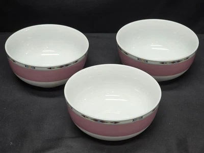 Spode Formal Deco Cereal Bowls Set of 3 - 6 " - Image 1 of 3