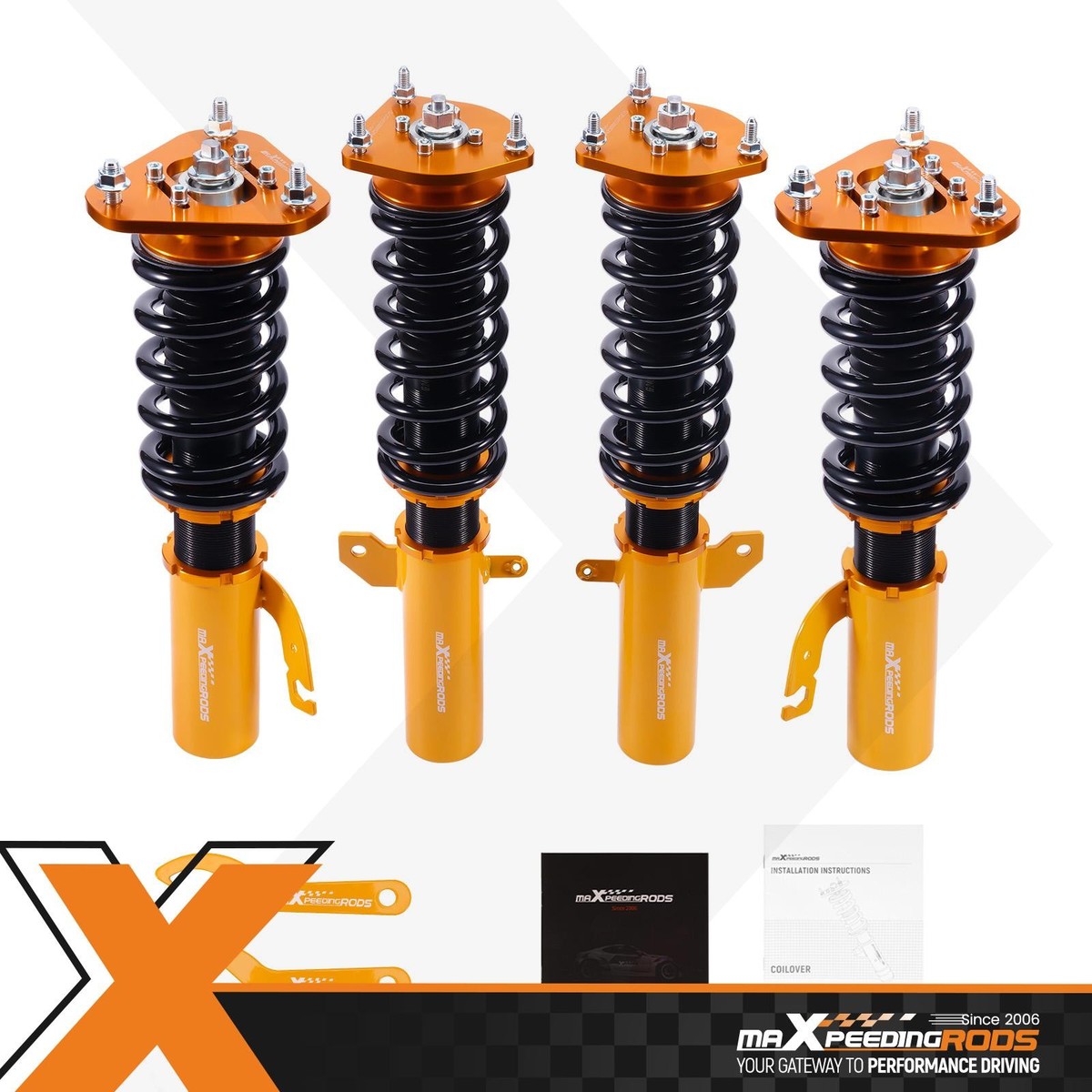Maxpeedingrods Coilovers Suspension Kit For Toyota Celica FWD 1989