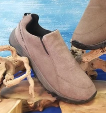 Hi-Tec Terra Moc Men's Slip-on Hiking Boots Shoes Size 10.5 Smokey Brown Merrell