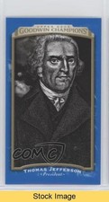 2017 Goodwin Champions Black & White Mini Royal Blue Thomas Jefferson READ 0e3