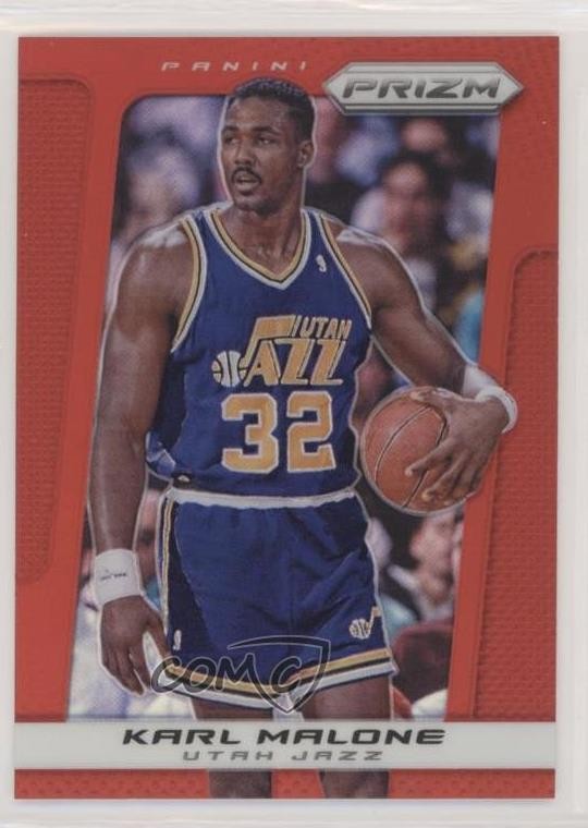2013-14 Panini Prizm Target Red Prizm Karl Malone #241 HOF 5ir