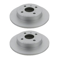 2 Bremsscheiben Voll Ø 240 Mm Triscan Bremsen-Expertise FüR U.A. Opel Astra