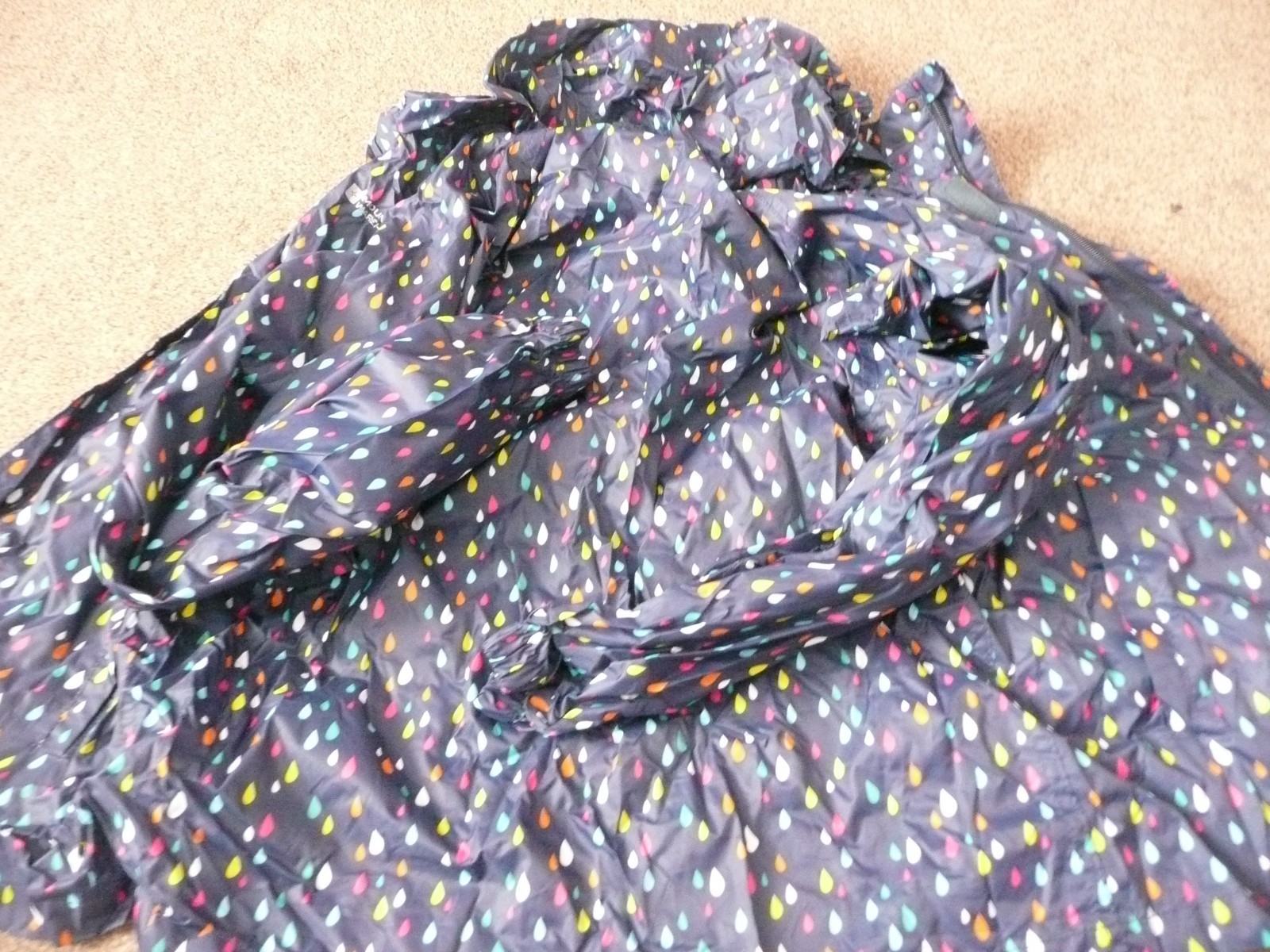 BNWT Mountain Warehouse Pakka Jacket Teens Age 13 Waterproof Rainbow RRP23.99 image 4