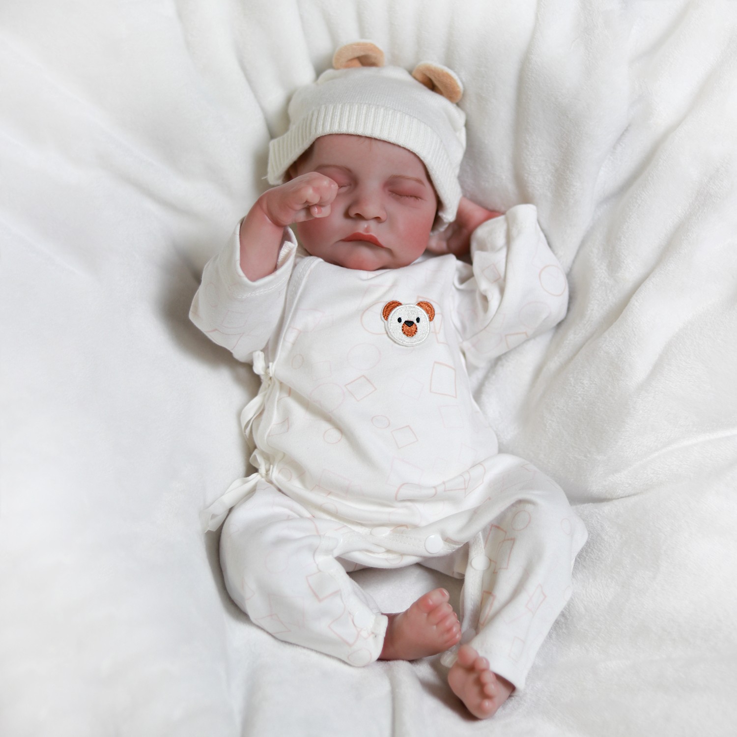Vinyl Silicone Real Life Like Newborn Girl Doll
