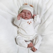 18" Realistic Reborn Baby Dolls Vinyl Silicone Real Life Like Newborn Girl Doll