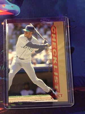 1997 Select Checklist Registered Gold Ken Griffey Jr #150 HOF