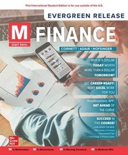 M: Finance: 2026 Release ISE by Marcia Cornett Paperback Book