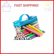 Tifara Beauty Salon Heatless Flexible Hair Rollers Curlers 42-pack 7" Soft Foam 