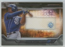Justin Upton 2015 Topps Strata Clearly Authentic Jersey #CARC-JU San Diego