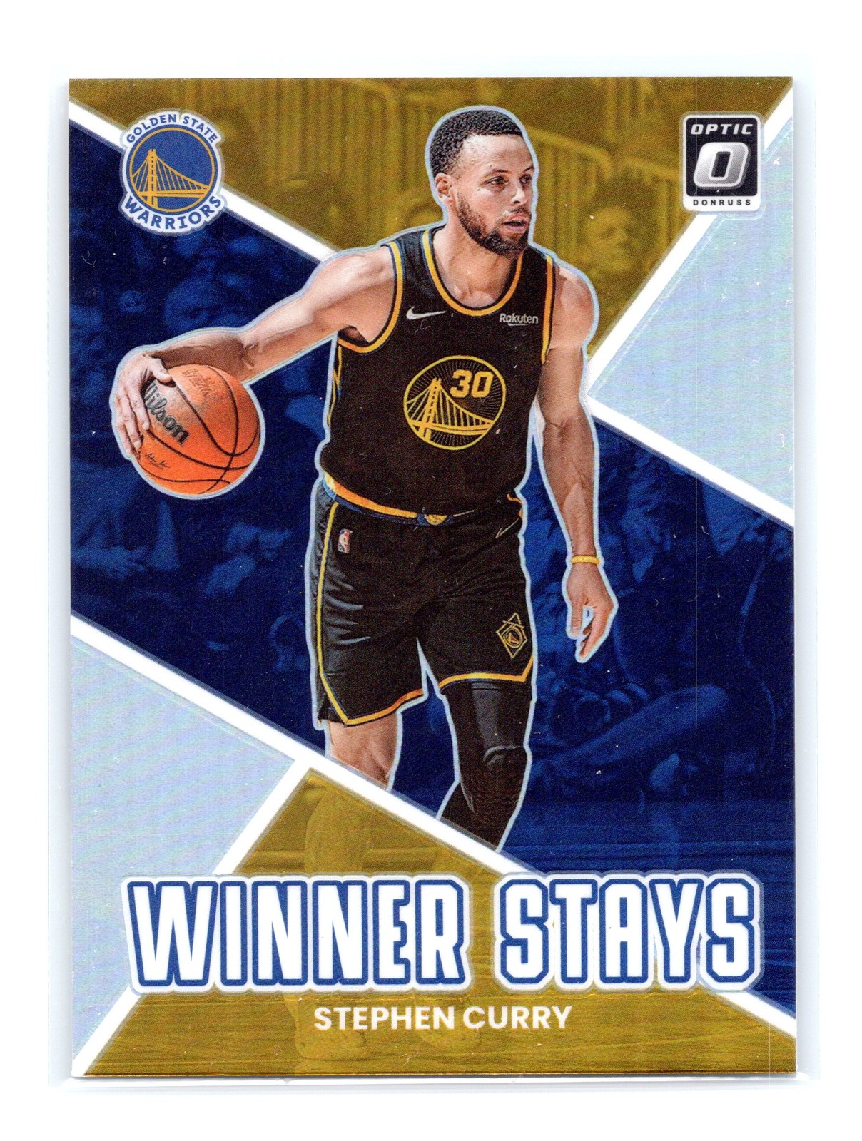 2022-23 Donruss Optic Basketball #18 Stephen Curry Winner Stays Holo Warriors