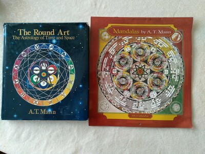 The Round Art HC 1st ed., plus rare Mandalas Calendar by A.T. Mann 
