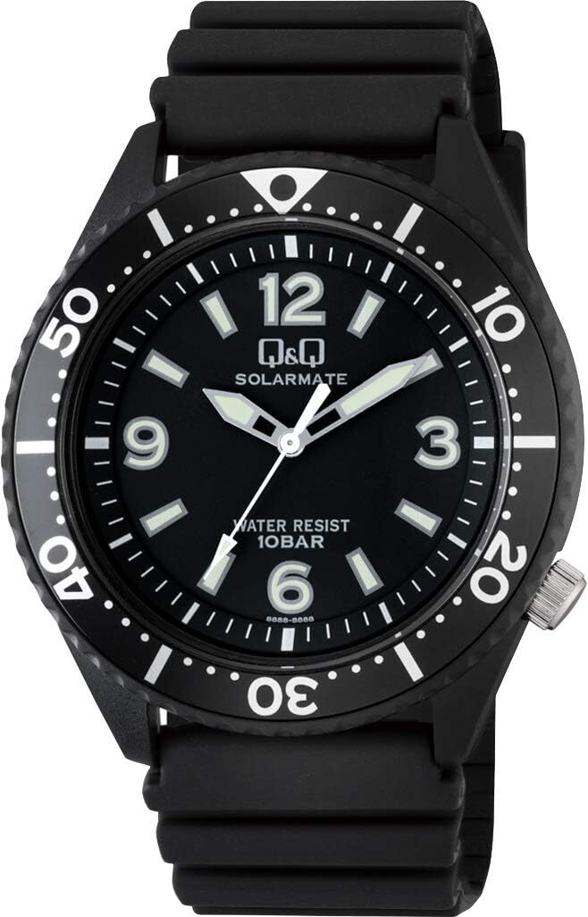 Citizen Q & Q Solar H064-001 Men'S Black | eBay