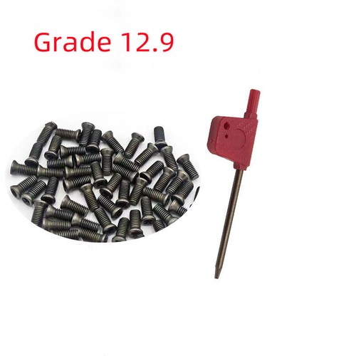 US 12pc M2.5x 5mm Insert Torx Screw for Carbide Inserts Lathe Tool & Screwdriver - Picture 9 of 12