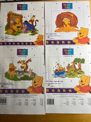 D50 D51 D52 D53 4 Winnie Pooh & Friends X-Stich-MUSTER oder AUS LISTE AUSWÄHLEN