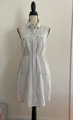 Levi s button down stripe collar dress