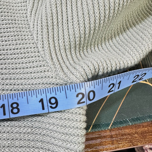 Neu ohne Etikett Madewell Trichterausschnitt Schulter Top Pullover gestrickt neuwertig grün Damen XXS - Bild 6 von 9