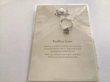 Chrysalis Endlesss Love Expandable Ring  Rhodium Flash