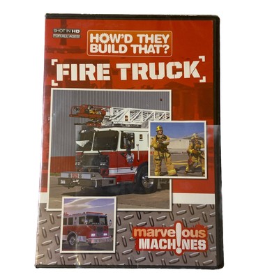 New How d They Build That Fire Truck Dvd 2008 Marvelous Machines NIP Howd