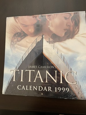 James Camerons TITANIC Calendar 1999 Leonardo DiCaprio Kate Winslet SEALED