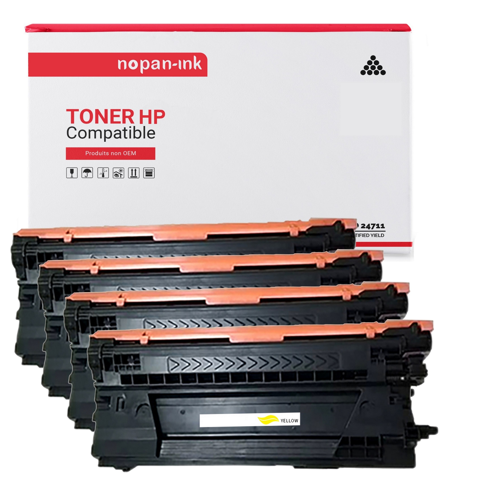 Toner de rechange CF460X CF461X CF463X pour impressions de rapports et graphiques d'entreprise