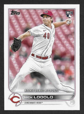 2022 Topps Update Base #US249 Nick Lodolo, Cincinnati Reds, Rookie Debut, RC