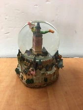 Disney Hallmark Peter Pan Sound & Motion Water Globe 50 Years You Can Fly READ