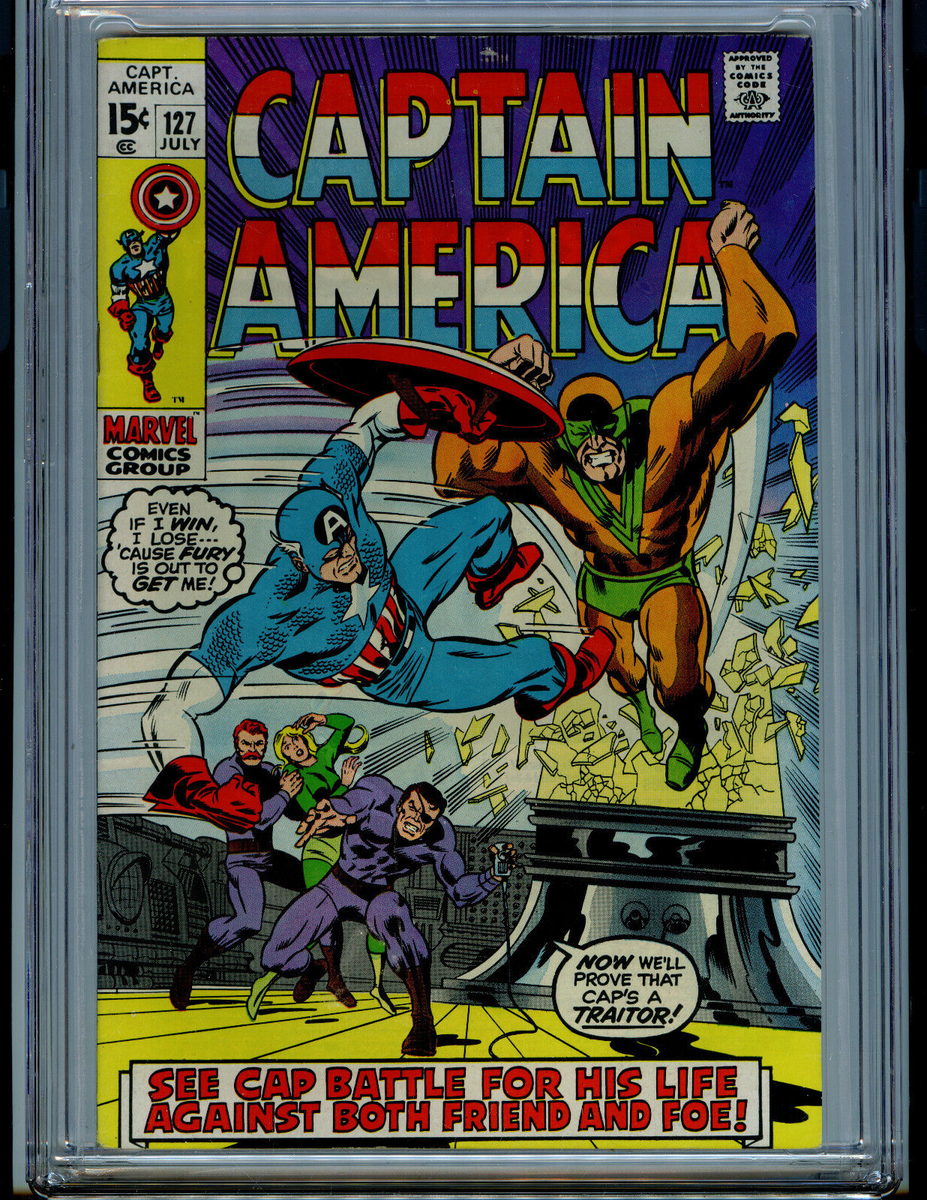 Captain America #127 CGC 8.5 1970 Marvel Amricons K64 | eBay