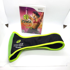 Nintendo Wii Zumba Fitness Join the Party W/ Exclusive Fitness Belt Rated E EUC