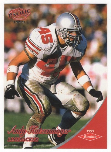 1999 Pacific Football Set Break - Cards #226-450 Pt.2 - 第 358/373 張圖片