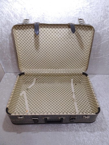 Midcentury Design Reisekoffer Vintage um 1950/60 - Oldtimer Deko - 63 cm x 41 cm - Bild 3 von 5