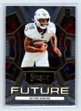 2023 Panini Select Future Insert Devon Achane #FUT-DAC Rookie RC Dolphins