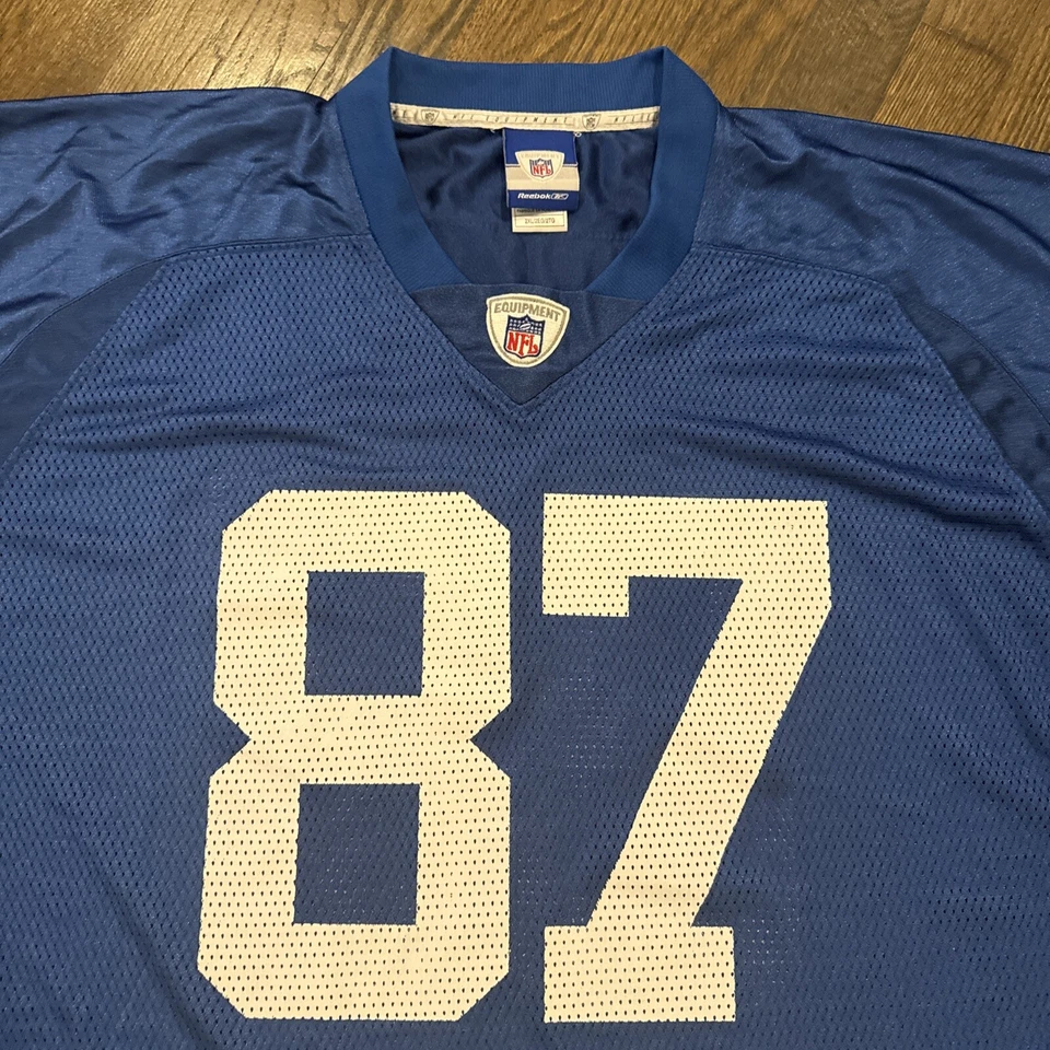 Jersey Indianapolis Colts XXL Reggie Wayne para hombre azul  Foto 4 de 4