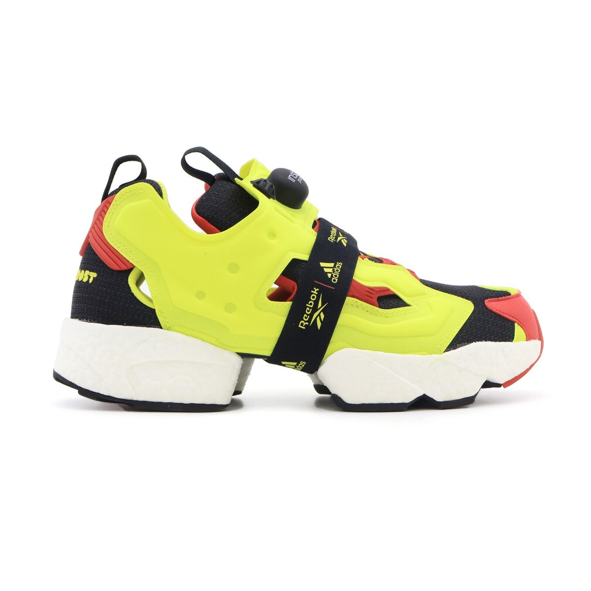 FW5305 Adidas Reebok Instapump Fury Boost Citron OG Yellow Red