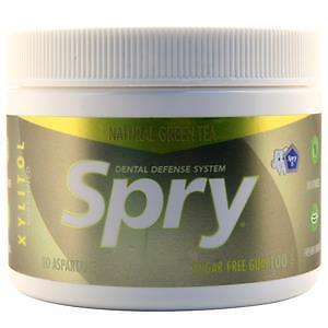 Натуральная жевательная резинка с ксилитом Spry (без сахара), 100 грамм