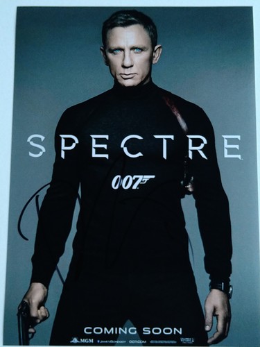 Photo signée Daniel Craig - Autographe avec COA - James Bond 007 Spectre