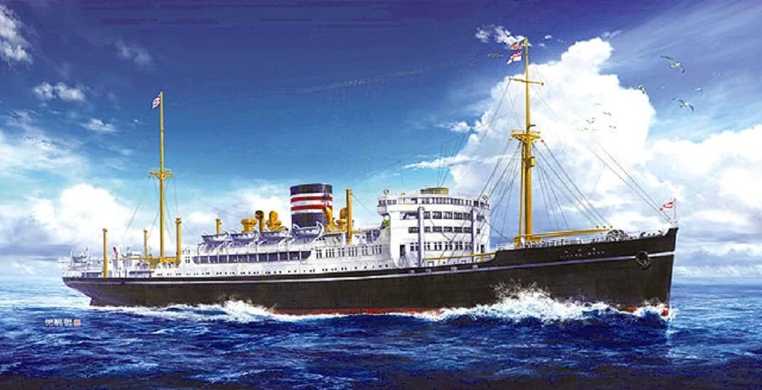Hasegawa 1/350 Japan Japan Juben Hikawa Maru Plastic Model Z28 | eBay