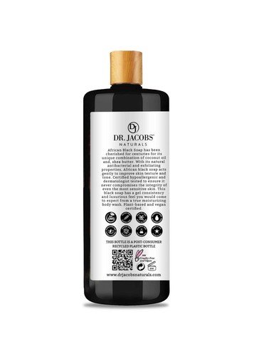 Dr Jacobs Naturals authentische afrikanische schwarze Flüssigseife 32 Unzen Monoi-Duft - Bild 6 von 12