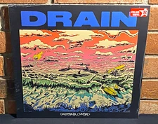 DRAIN - California Cursed, Limited BABY BLUE COLORED VINYL LP New & Sealed!