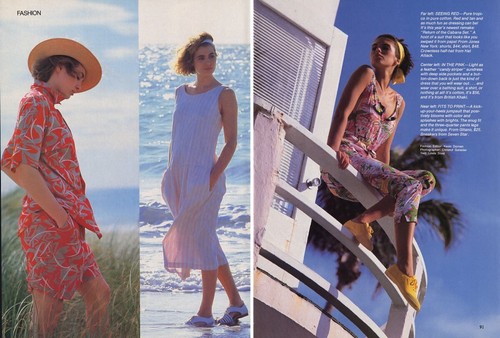 1985 Maria Johnson Fashion 12-seitiges MAGAZIN EDITORIAL Heat Beaters - Bild 4 von 6