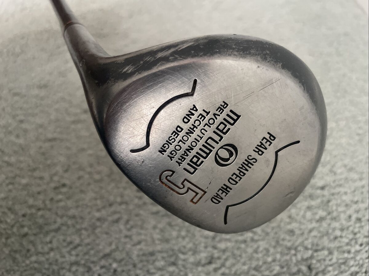 Japanese Maruman Pear Shaped Head Suppon Tap 5 Wood Stiff Graphite Shaft Japanese Maruman Pear Shaped Head Suppon Tap 5 Wood Stiff Graphite Shaft