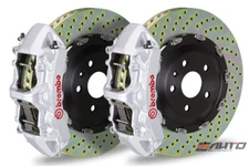 Brembo Front GT Big Brake BBK 6piston Silver 380x34 Drill Disc Camaro SS 10-14