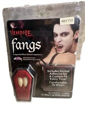 Vampire Fangs A Special Effect Dental Appliance Adult Costume Accessory For 15 