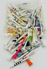 Bag of 125 USED Miscellaneous Golf Tees