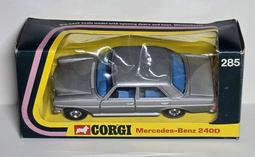 Vintage Corgi Toys Mercedes Benz 240D No. 285 1:43 Scale Diecast Mint