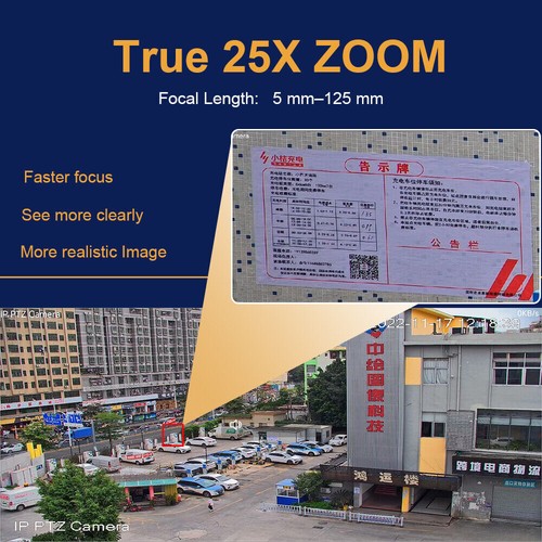 8MP SD49825XB-HNR OEM Auto-track 25X Zoom Starlight WizSense IR PTZ IP Camera - Picture 7 of 11